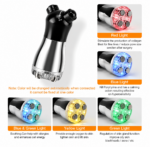 ELECTROPORADOR PORTÁTIL PROFESIONAL CON TERAPIA LED (5 EN 1) - Imagen 2