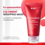 Mascarilla nocturna envolvente 3 en 1 con Astaxantina TXA KOEC - Imagen 2